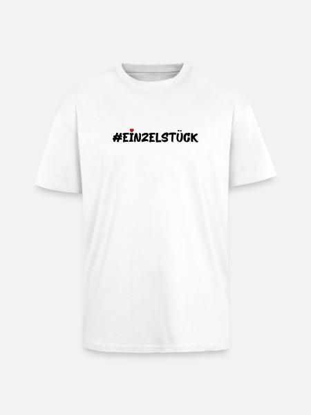 Einzelstück - Oversized Heavyweight Unisex T-Shirt - Weiß