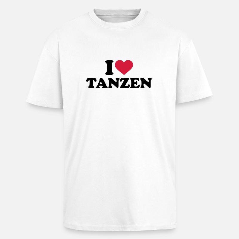 Tanzen - Oversized Heavyweight Unisex T-Shirt - Weiß