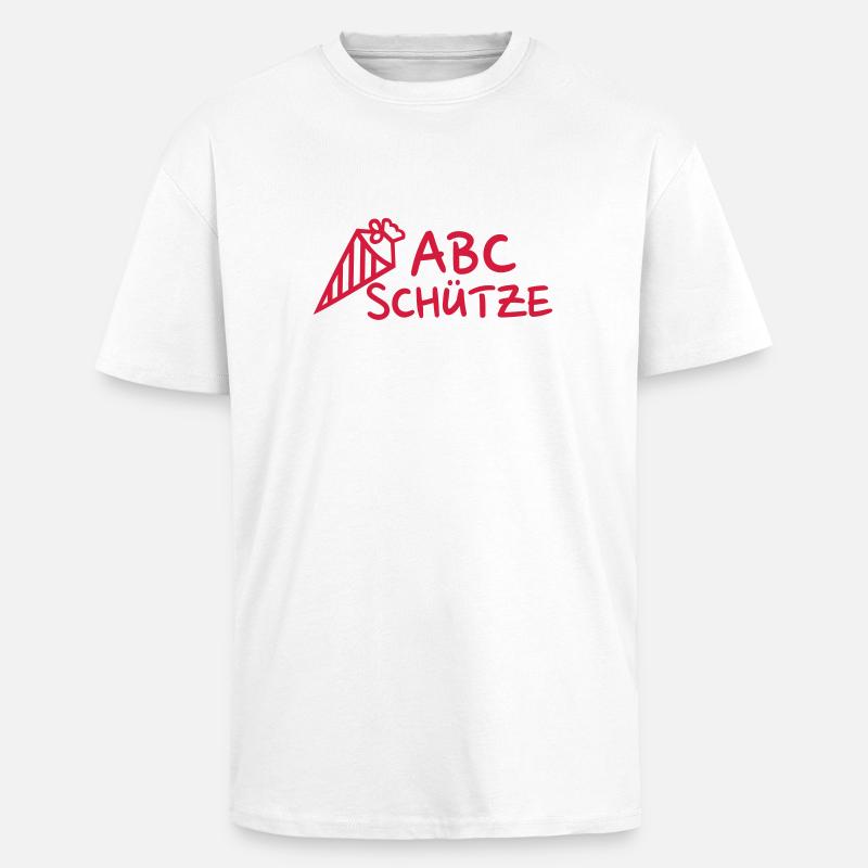 ABC Schütze - Oversized Heavyweight Unisex T-Shirt - Weiß