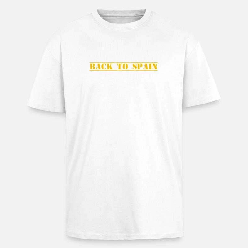 Spain Spanien - Oversized Heavyweight Unisex T-Shirt - Weiß