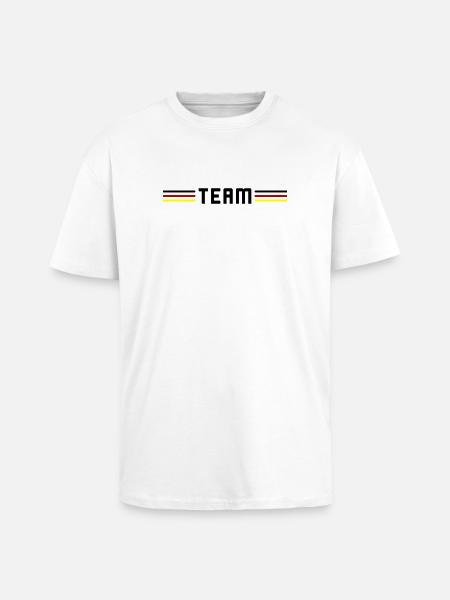 Team Germany - Unisex Oversized Heavyweight T-shirt - white