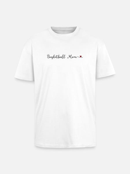 maman basketteuse - T-shirt unisexe oversize épais - blanc