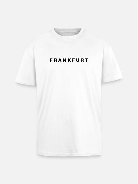 FRANKFURT - Oversized Heavyweight Unisex T-Shirt - Weiß