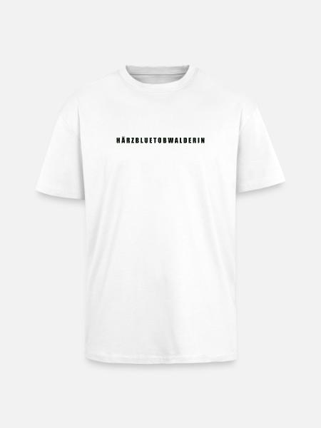 Härzbluetobwalderin Kanton Obwalden - Oversized Heavyweight Unisex T-Shirt - Weiß