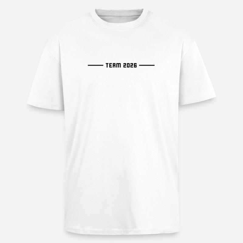 Team 2026 - Unisex Oversized Heavyweight T-shirt - white