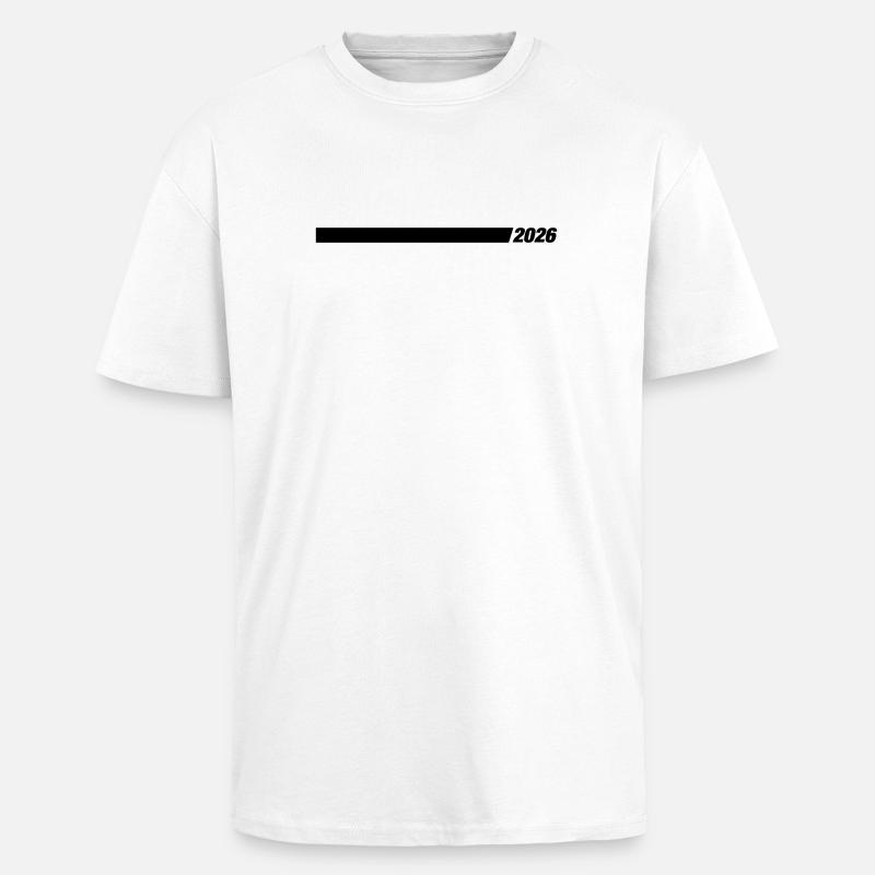 2026 Jahr Element - Oversized Heavyweight Unisex T-Shirt - Weiß