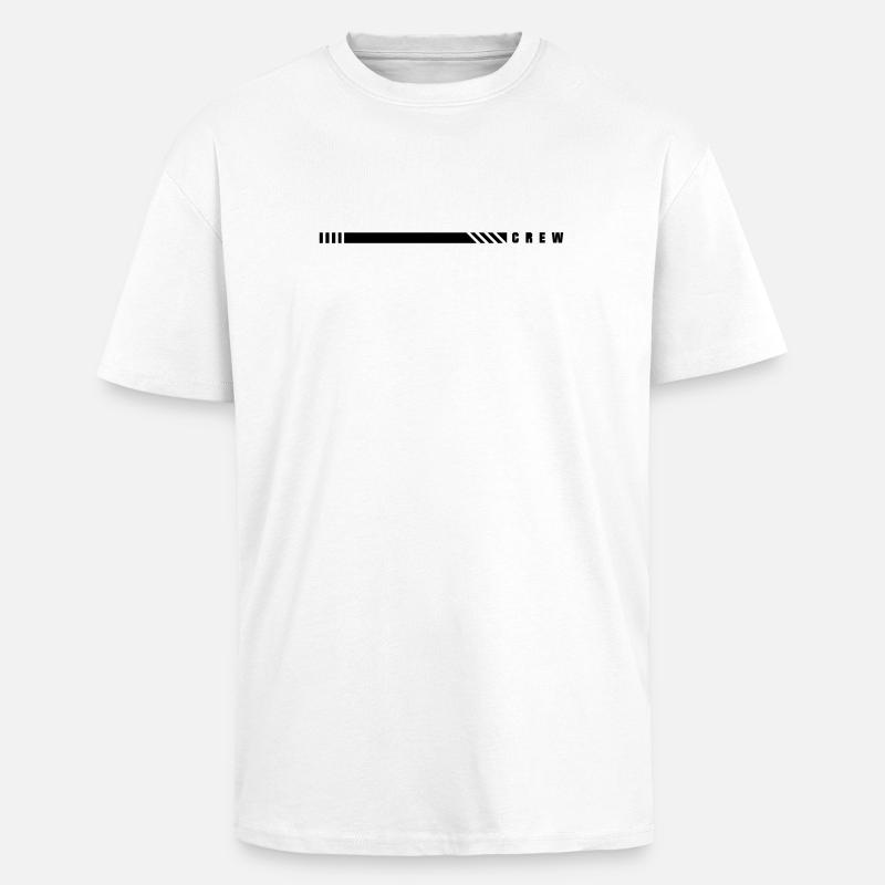 CREW - Oversized Heavyweight Unisex T-Shirt - Weiß