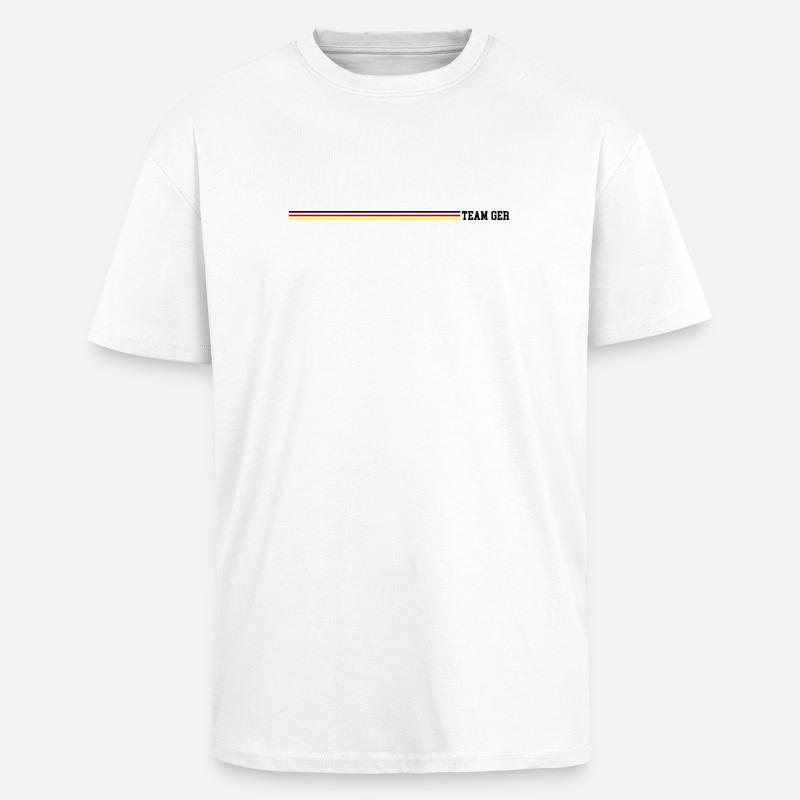 Team Germany - Oversized Heavyweight Unisex T-Shirt - Weiß