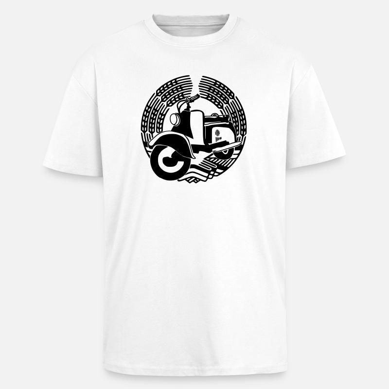 Berliner Roller - Oversized Heavyweight Unisex T-Shirt - Weiß