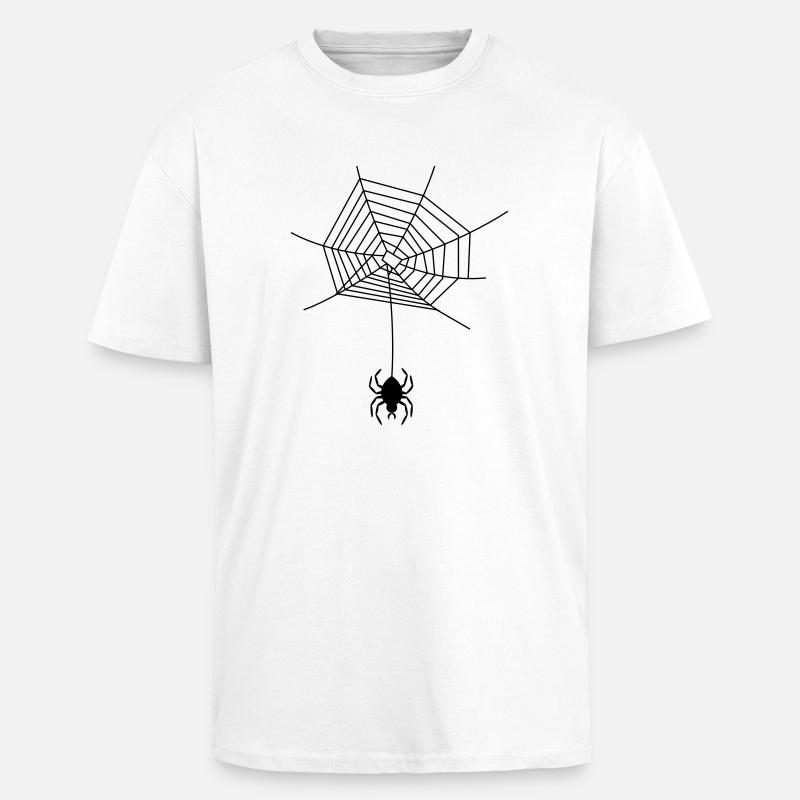 spinnennetz - Oversized Heavyweight Unisex T-Shirt - Weiß