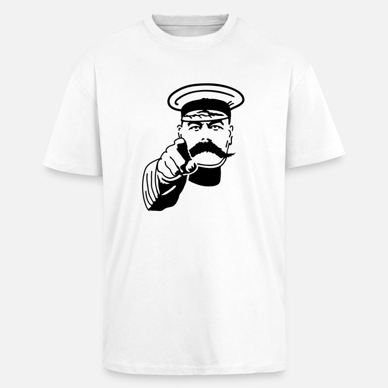Ich will Dich - Oversized Heavyweight Unisex T-Shirt - Weiß