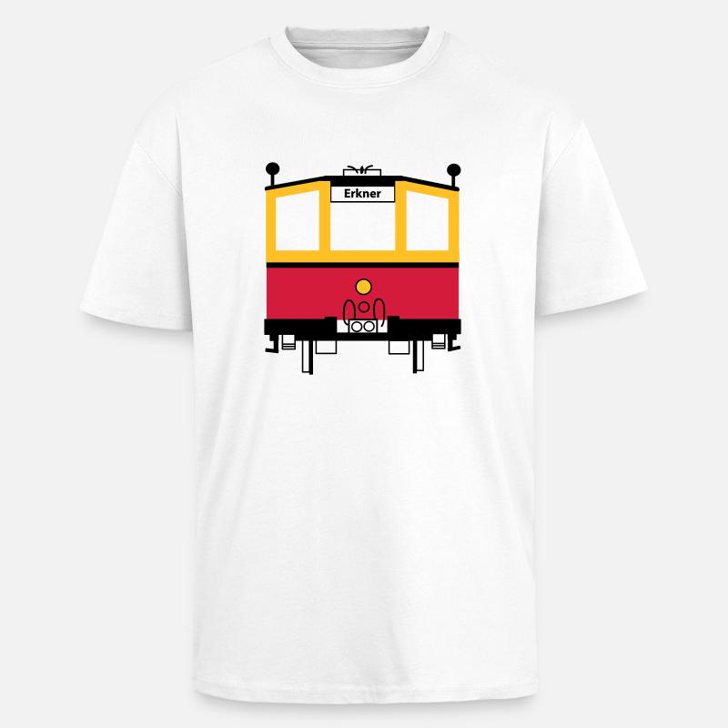 S-Bahn - Oversized Heavyweight Unisex T-Shirt - Weiß