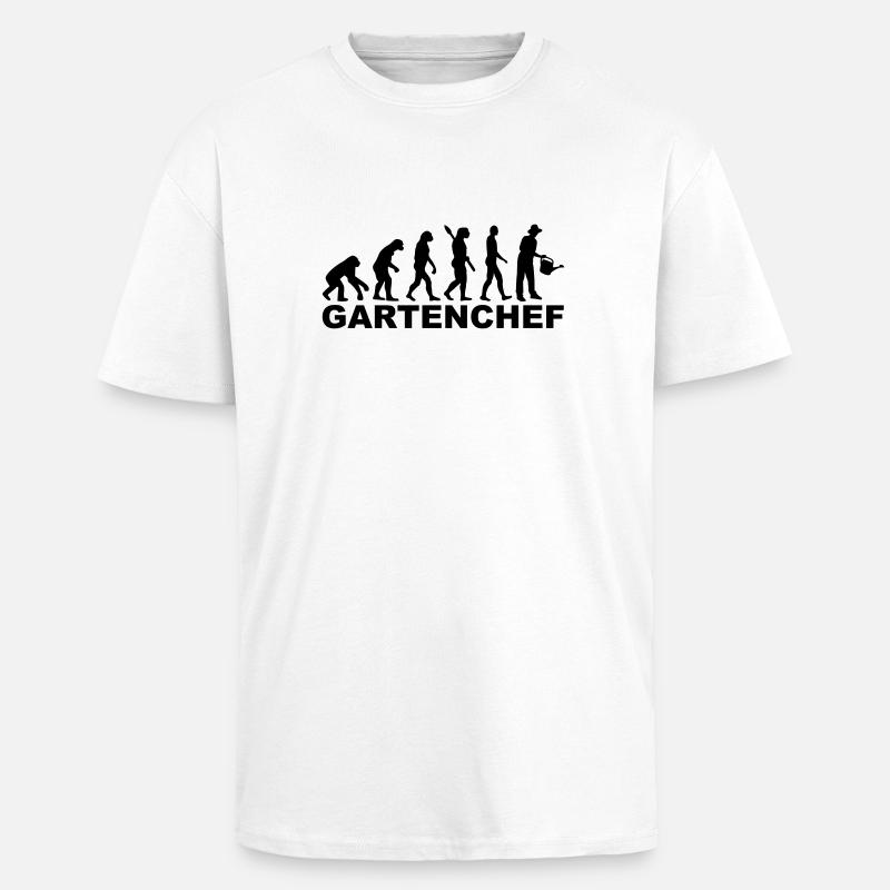 Gärtner - Oversized Heavyweight Unisex T-Shirt - Weiß
