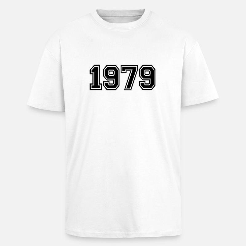 1979 - Oversized Heavyweight Unisex T-Shirt - Weiß