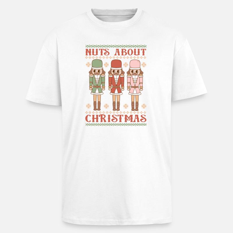 Pull de Noël moche - T-shirt unisexe oversize épais - blanc