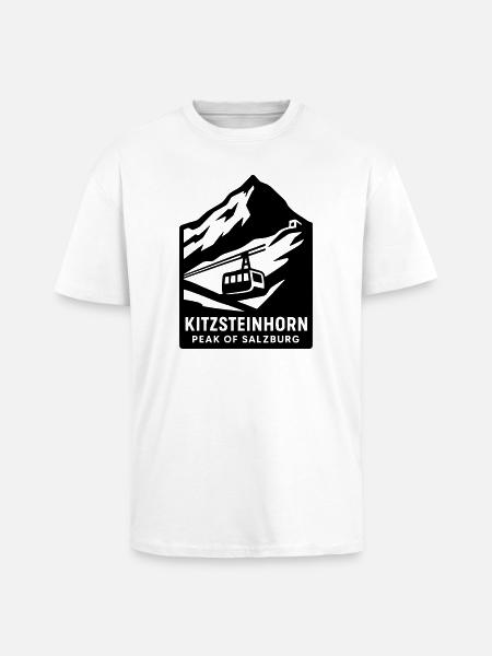 Kitzsteinhorn Alps - Unisex Oversized Heavyweight T-shirt - white