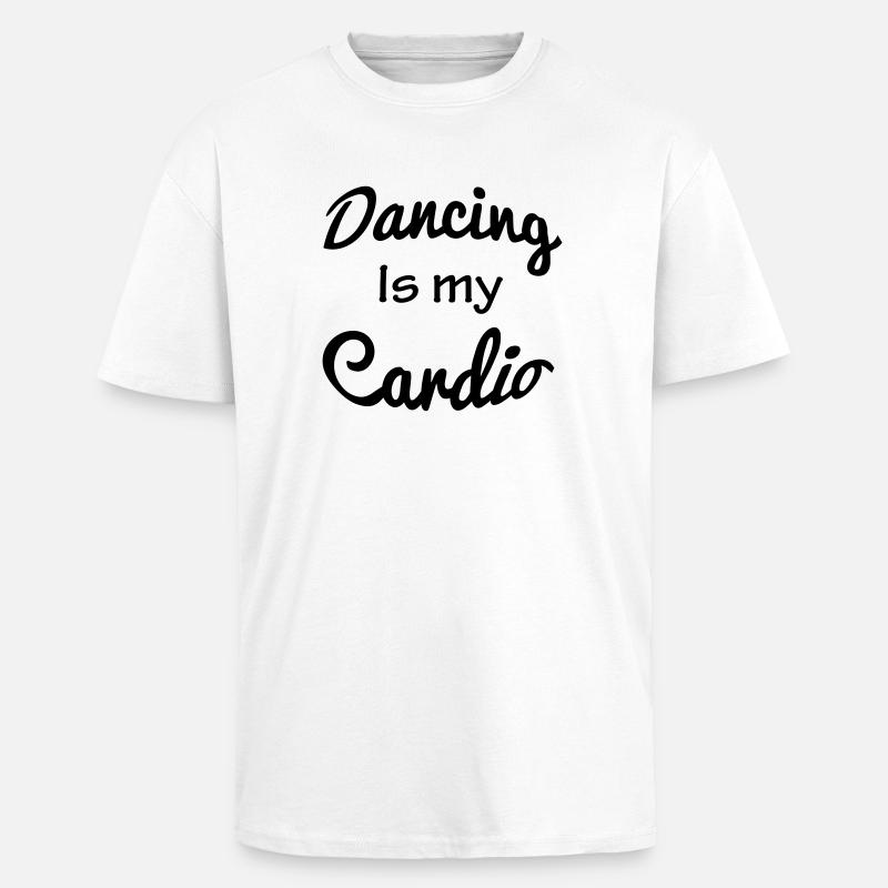 Dancing - Oversized Heavyweight Unisex T-Shirt - Weiß