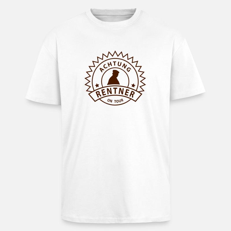 Rentner - Oversized Heavyweight Unisex T-Shirt - Weiß