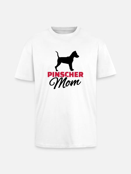 Zwergpinscher - Oversized Heavyweight Unisex T-Shirt - Weiß