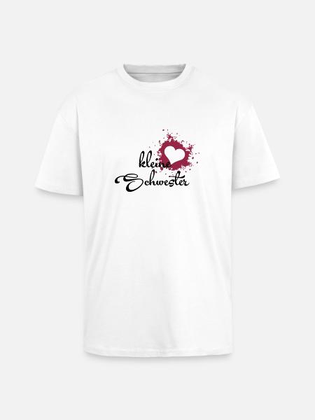 Kleine Schwester - Unisex Oversized Heavyweight T-shirt - white