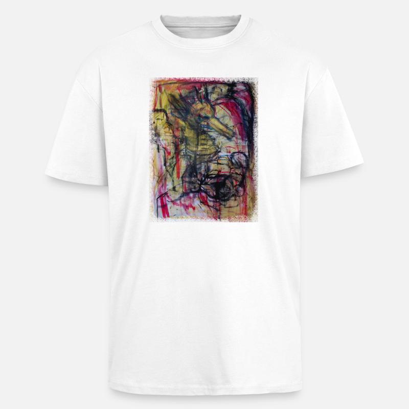 Seepferdchen - Oversized Heavyweight Unisex T-Shirt - Weiß