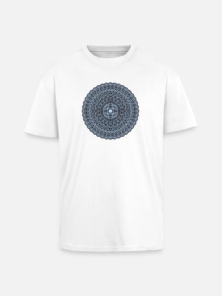 RF323BLUEUK - Unisex Oversized Heavyweight T-shirt - white
