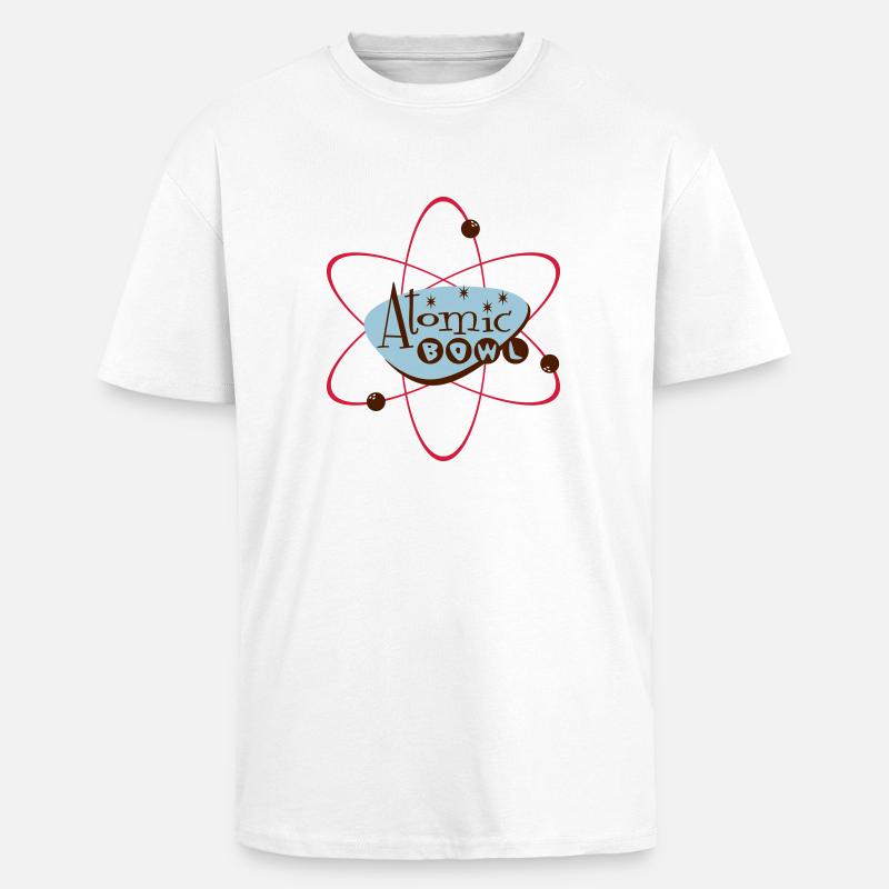 Atomic Bowl - Oversized Heavyweight Unisex T-Shirt - Weiß