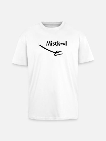 Pferd - Unisex Oversized Heavyweight T-shirt - white