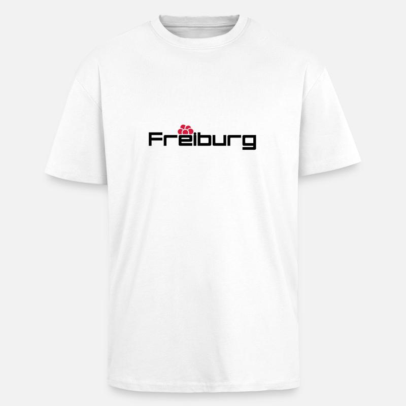 Freiburg - Oversized Heavyweight Unisex T-Shirt - Weiß