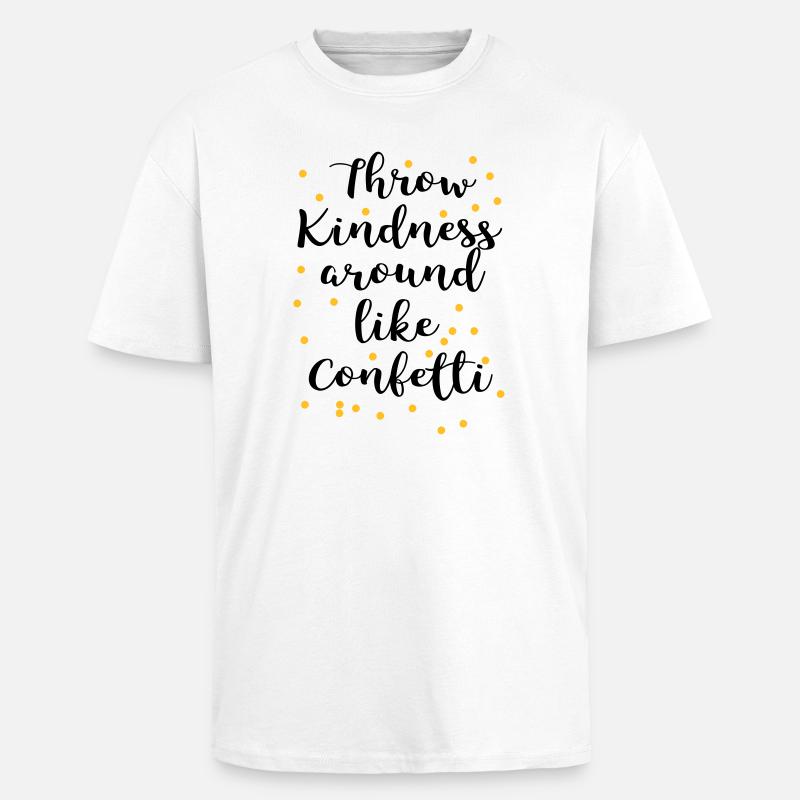Freundlich - Oversized Heavyweight Unisex T-Shirt - Weiß