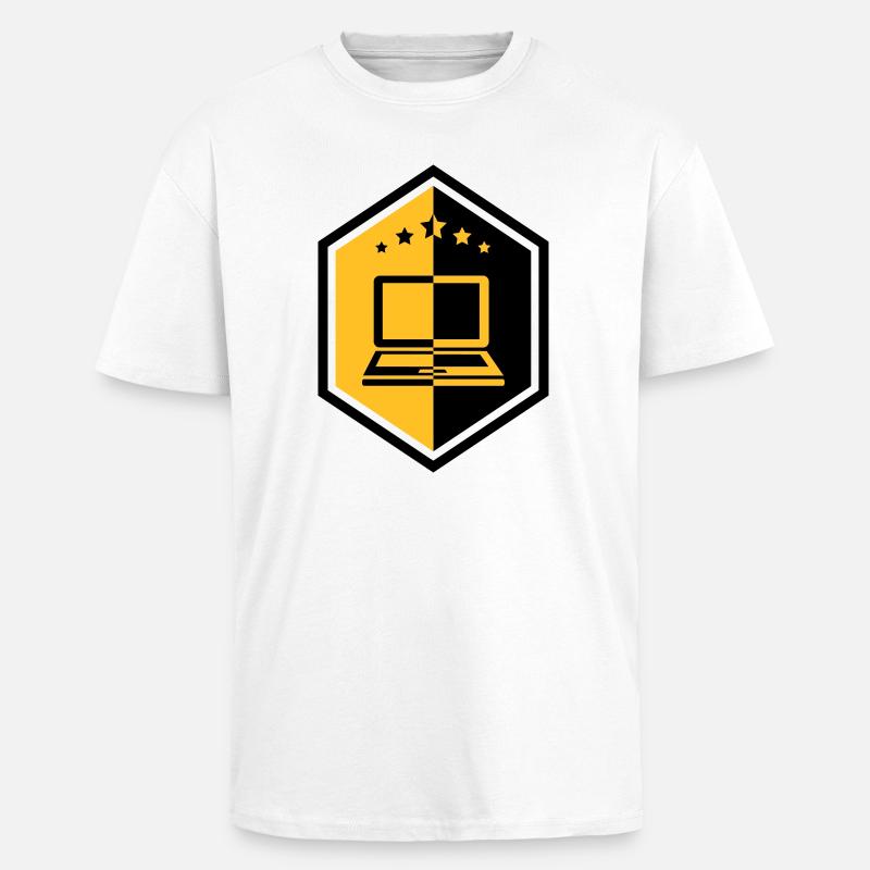 Computing / Informatik / Informatique - T-shirt unisexe oversize épais - blanc