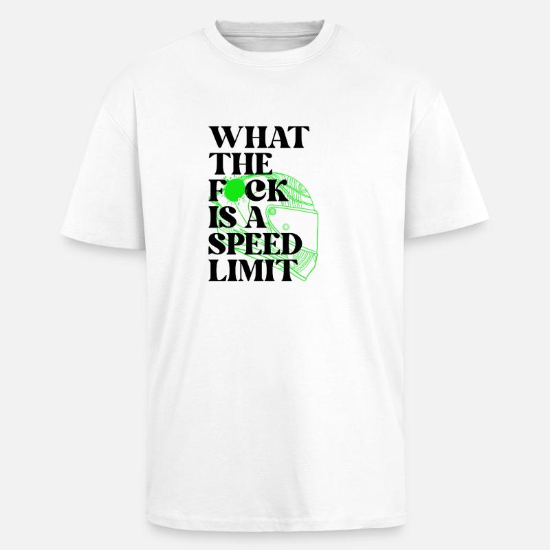 Auto - Oversized Heavyweight Unisex T-Shirt - Weiß