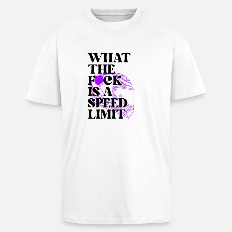 Auto - Oversized Heavyweight Unisex T-Shirt - Weiß