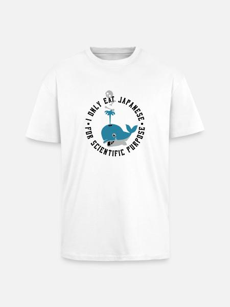Eat Japanese - Oversized Heavyweight Unisex T-Shirt - Weiß