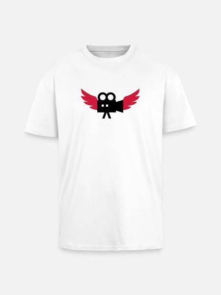Cameraman / Camera / Kameramann / Kamera - Unisex Oversized Heavyweight T-shirt - white