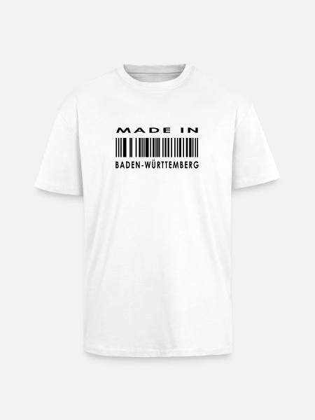 Made in Baden-Württemberg - Oversized Heavyweight Unisex T-Shirt - Weiß