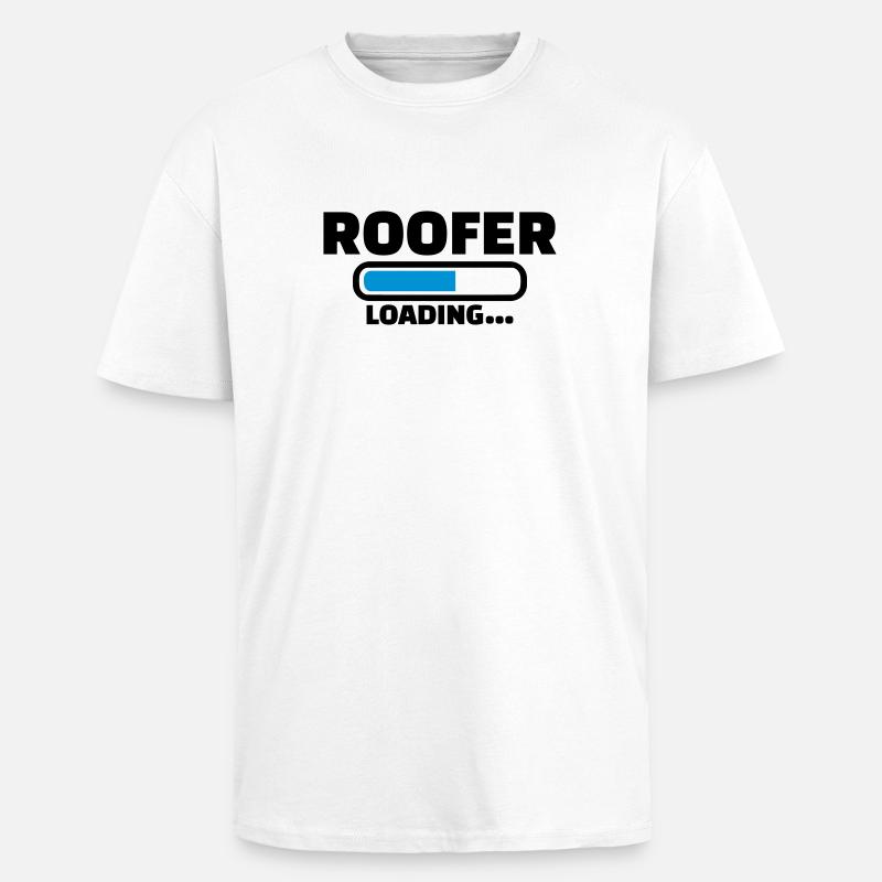 Dachdecker - Oversized Heavyweight Unisex T-Shirt - Weiß
