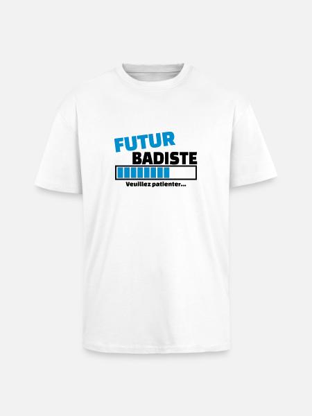 futur badiste - T-shirt unisexe oversize épais - blanc