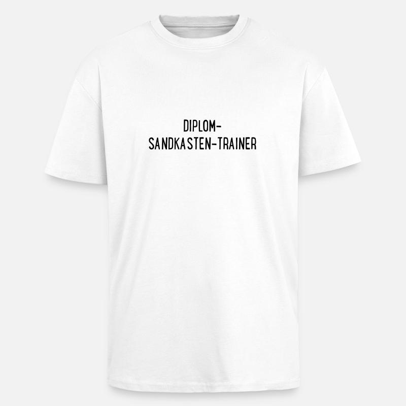 Reitlehrer - Oversized Heavyweight Unisex T-Shirt - Weiß