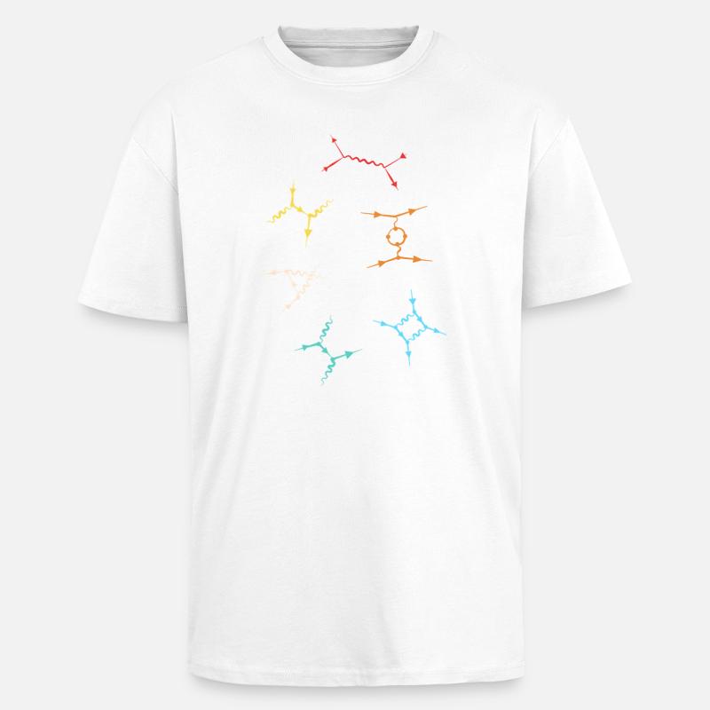 Quantum Physics Quantum Physics Quantum Leap - Unisex Oversized Heavyweight T-shirt - white