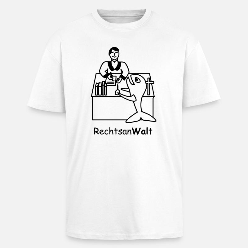 TIB_An-Wal-t - Oversized Heavyweight Unisex T-Shirt - Weiß