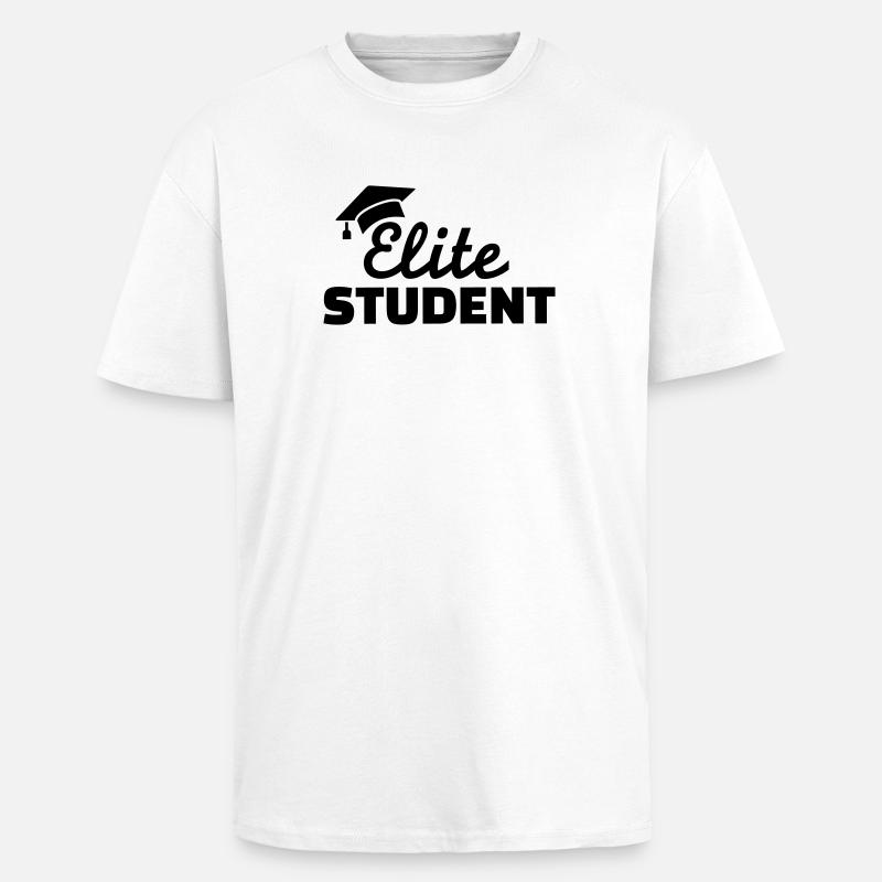 Student - Oversized Heavyweight Unisex T-Shirt - Weiß