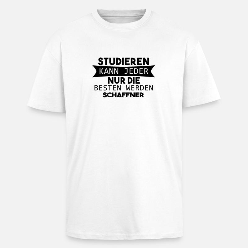 Schaffner Geschenk - Oversized Heavyweight Unisex T-Shirt - Weiß