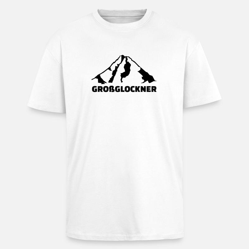 Großglockner - Oversized Heavyweight Unisex T-Shirt - Weiß