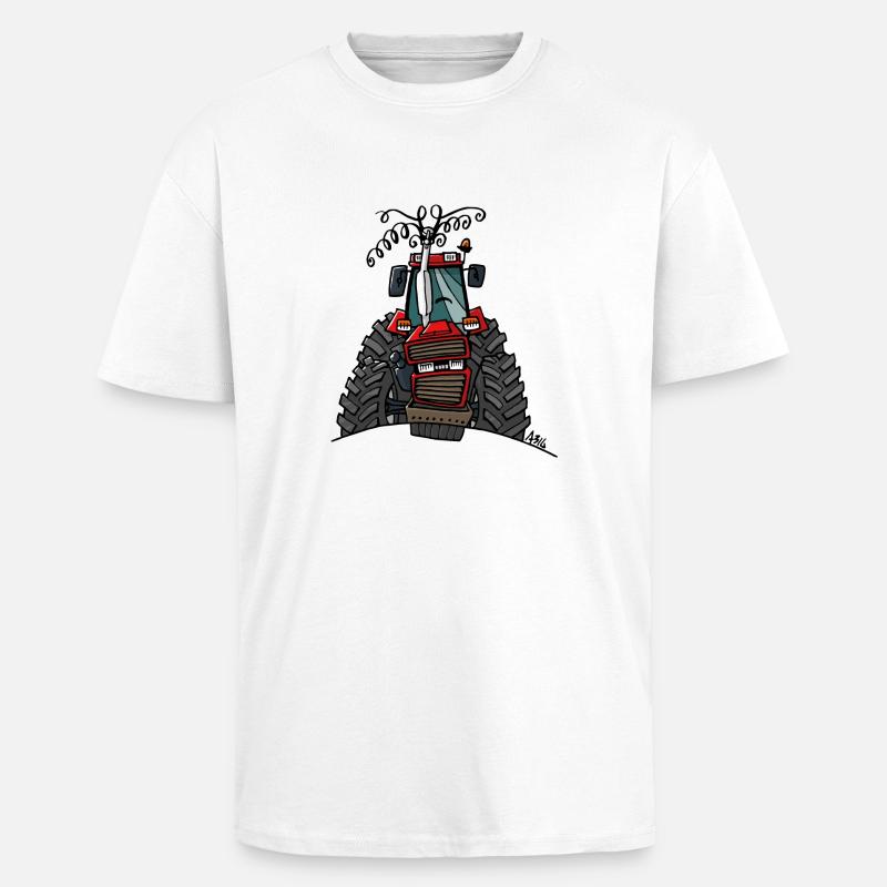 0504 Fall 856XL - Oversized Heavyweight Unisex T-Shirt - Weiß