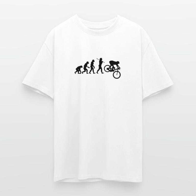 MTB Downhill Evolution Unisex Oversized Heavyweight T-shirt
