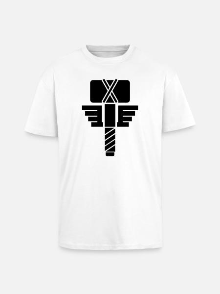 Thor - T-shirt unisexe oversize épais - blanc