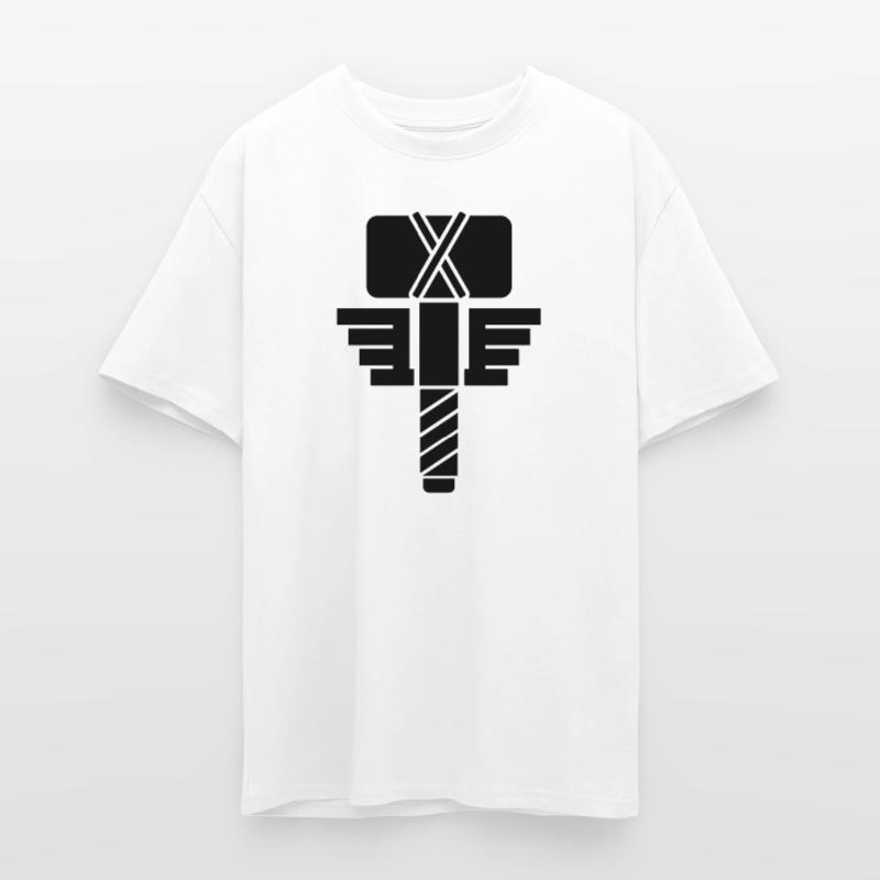 Thor Hammer – Wikinger Mjölnir Comic Superheld Oversized Heavyweight Unisex T-Shirt