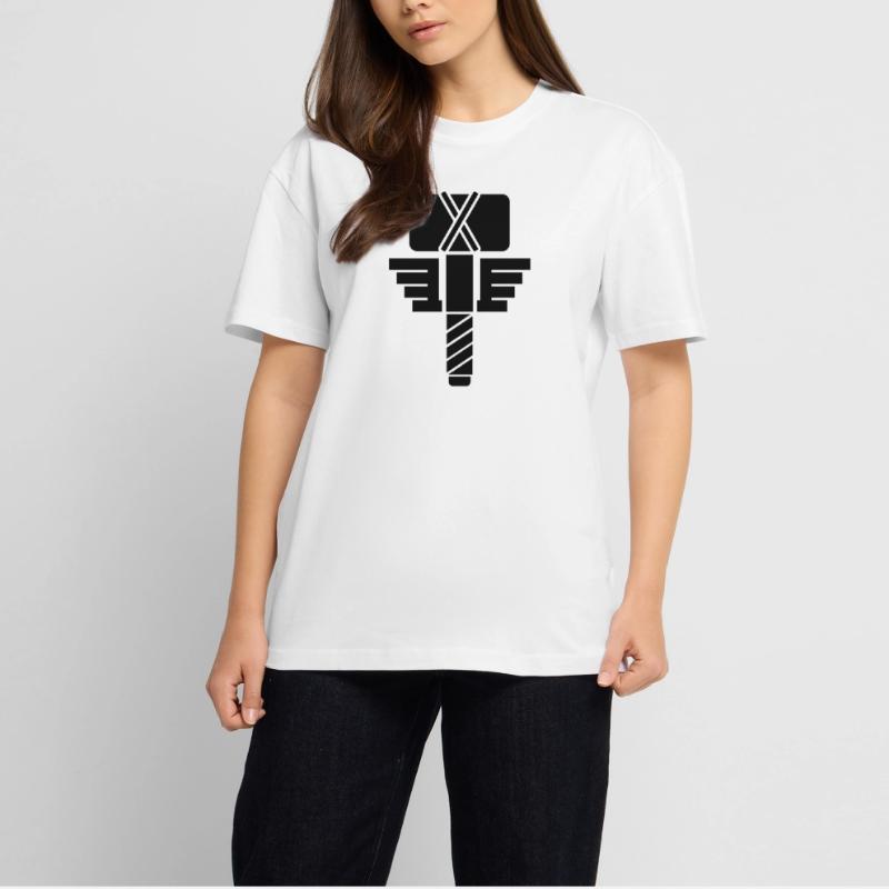Thor Hammer – Wikinger Mjölnir Comic Superheld Oversized Heavyweight Unisex T-Shirt