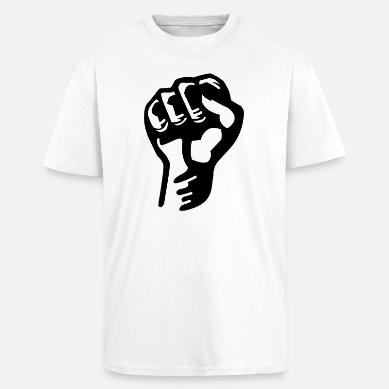 Faust - Oversized Heavyweight Unisex T-Shirt - Weiß